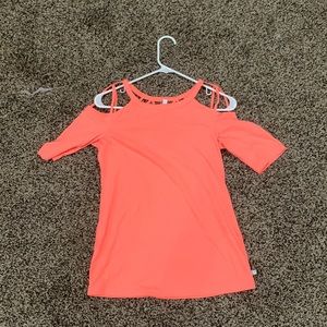 Fabletics pink/orange top. Never worn